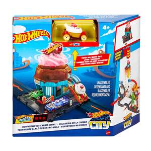 Hot Wheels: Hot Wheels City Themed Pack - Ice Cream Swirl