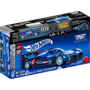 Mattel Brick Shop Hot Wheels Speed Cadillac Building Set