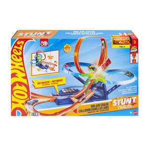 Hot Wheels: Hot Wheels Stunt Tracks Mid-Air Crash Playset