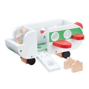 Peppa Pig: Peppa Pig Wooden Aeroplane With Accessories