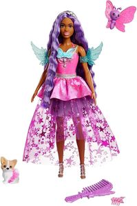 Barbie: Barbie A Touch Of Magic Doll With 2 Pets - Brooklyn