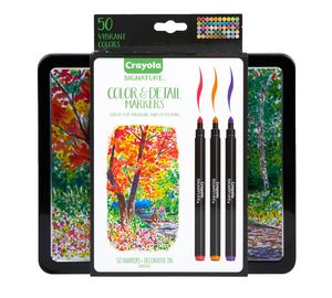 Crayola: Crayola Signature Colour & Detail Markers 50 Pack