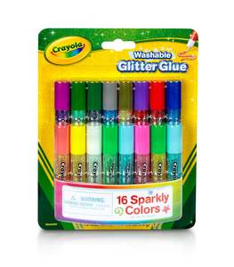 Crayola: Crayola Pip Squeaks Washable Glitter Glue 16 Pack