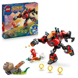 Lego: LEGO 77005 Sonic The Hedgehog Knuckles vs. Dr. Eggman Egg Crusher Mech