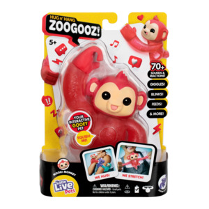 Little Live Pets Hug N Hang Zoogooz Single Pack Mooki Monkey