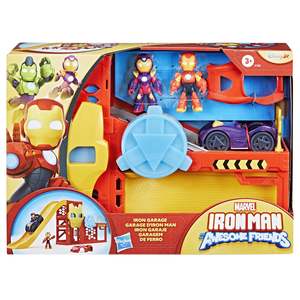 Marvel Iron Man and His Awesome Friends Iron Garage Playset