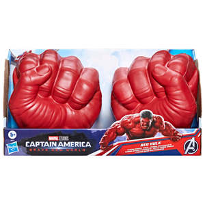 Marvel: Marvel Avengers Captain America: Brave New World Red Hulk Gamma Smash Fists