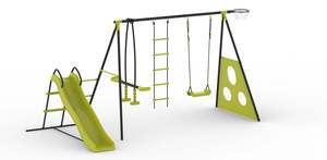 Active Swing Set With Slide