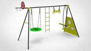 Playworld: Elite 6-In-1 Swing Set