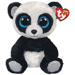 Ty Beanie: Ty Beanie Boo Regular - Bamboo Black And White Panda