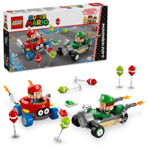 Lego Super Mario: LEGO 72034 Super Mario Mario Kart – Baby Mario vs. Baby Luigi