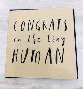 Congrats on the tiny Human