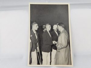 WWII German Hitler Photo Card