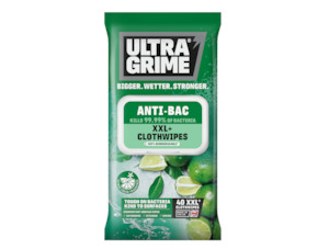 Cleaning And Hygiene: Ultragrime Anti-Bacterial Wipes 40pk