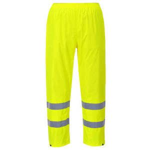 Clothing Workwear: Portwest Hi-Viz Rain Trousers