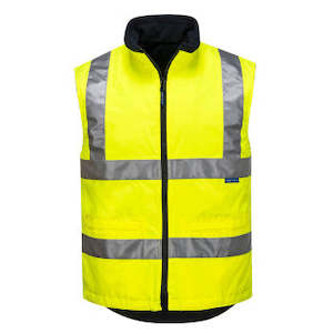 Clothing Workwear: Portwest Reversible Polarfleece Vest Bodywarmer