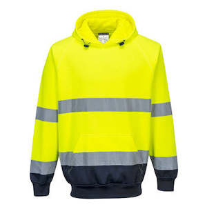 Clothing Workwear: Portwest Hi Viz Two-Tone Hooded Sweater