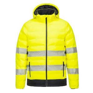 Clothing Workwear: Portwest Ultrasonic Heated Hi-Viz Tunnel Jacket