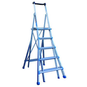 Ladders: Ladder-Easy Access Telescopic Platform 05 - 09 Step