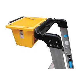 Ladders: Easy Access clip-on ladder tool bucket