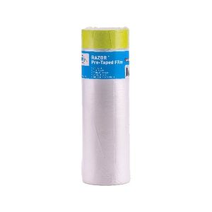 Razor Pre-taped Masking Film 2.7m Drop