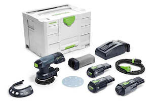 Power Tools: Festool ETSC125 Cordless Sander Li-3 I Set