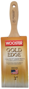 Paint Brushes: Wooster Gold Edge Brush - 75mm