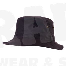 Products: Caution Oilskin Bucket Hat