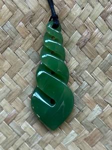 Products: Twist Pendant - Traditional Jade