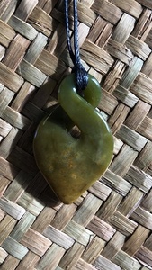 Twist Pendant - Traditional Jade