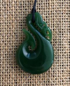 Manaia/Hook - Traditional Jade