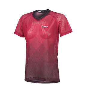 Clothing: Full Mesh O-Top - Black/Pink