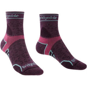 Orienteering Accessories: Bridgedale Trail Running Lightweight Merino 3/4 Crew Socks - Womens