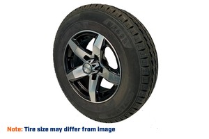 Alloy Rim/tyre, 195/60R14C, XENITH SHADOW