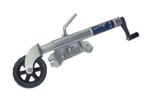 Jockey wheel 6" plastic wheel, 150 kg, Bolt on