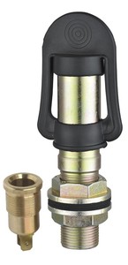 Bolt through pole mount, zinc plated