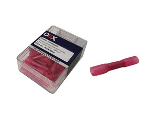 Heat shrink joiners, Red 50 pk, 2.5-3mm