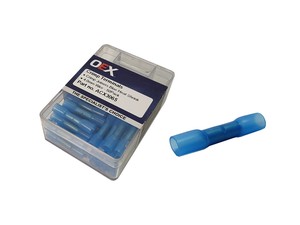 Heat shrink joiners, Blue (pkt of 50)