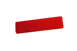 Reflector self adhesive 28 x 70 mm, red ADR (ea)