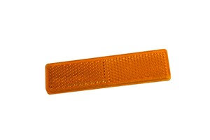 Reflector self adhesive 28 x 70 mm, amber ADR