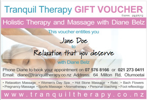 Products: Tranquil Therapy Massage