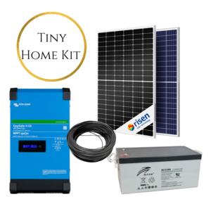 Off Grid Solar: Tiny Home Kit 5Kva Inverter , 3.6Kw Solar &13Kw Battery