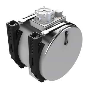 Hydraulic Tanks: 132L Alloy Side Mount Round Tank