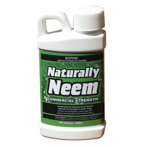 Products: Naturally Neem Insecticide 200ml (makes up to 100Ltr of spray)