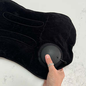 Travel Pillows: Inflatable Lumbar Cushion