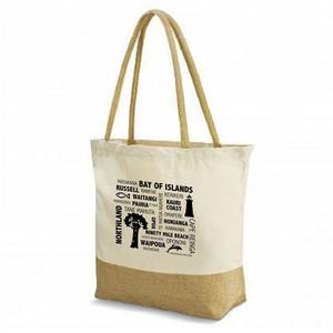 Beached As: Northland canvas and jute shopping bag