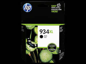 Inkjet - Genuine: HP 934XL Black Ink Cartridge