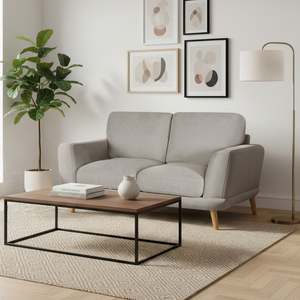 Tova Chenille 2 Seater Sofa - Beige