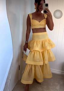 Yellow: ZIMMERMANN - COASTER SET IN BUTTER - 1