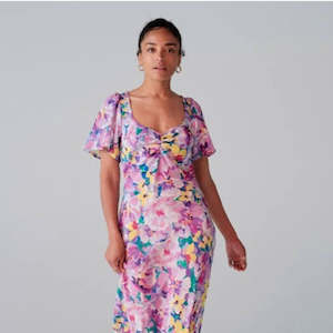 14: RUBY - GIGI SILK MIDI DRESS -14